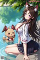 Hentai - Beneath the Sakura Canopy She Prowls with Catlike Charm Set.1 20241217 Part 19