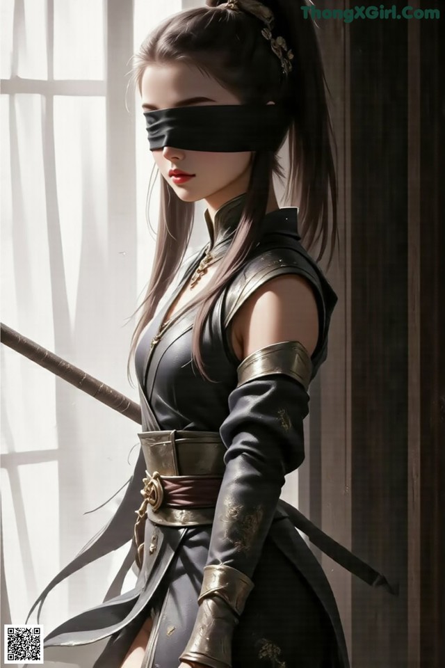 Hentai - Veiled Warrior in Midnight Silks Set.1 20250216 Part 3